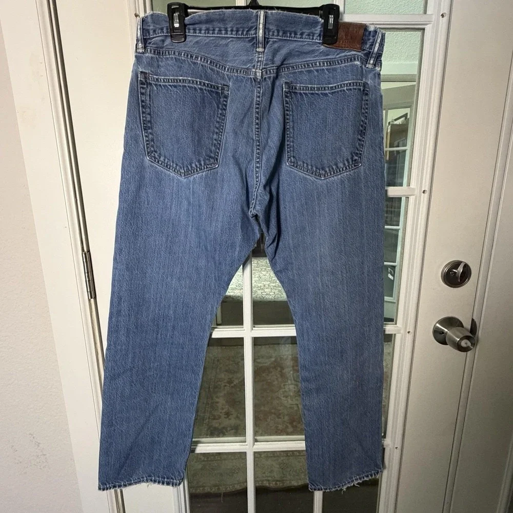 Vintage Polo Ralph Lauren Jeans Men's 36x30 Distressed Denim Y2K Grunge